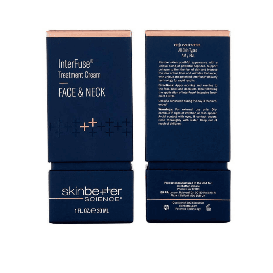 Skinbetter Science® InterFuse® Treatment Cream FACE & NECK 1 Fl. Oz. (30 ML)
